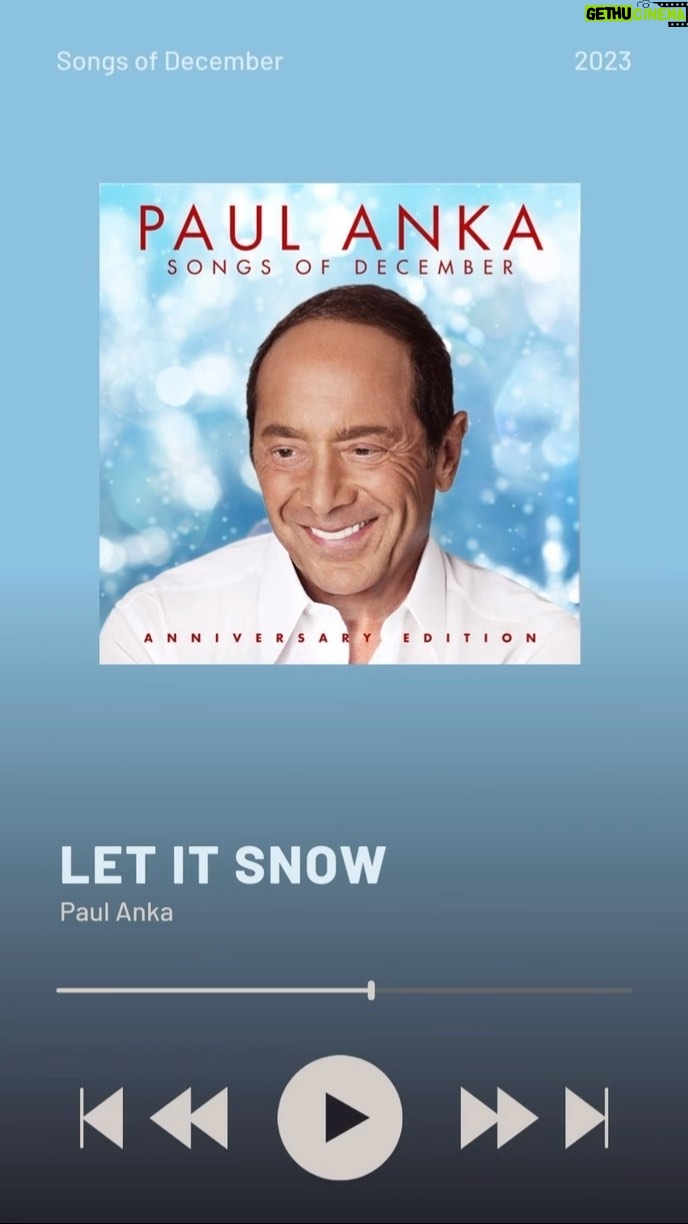 Paul Anka - 766 Likes - 🎄✨ Celebrating the magic of the season with ‘Songs of December’! Let the cozy vibes of my Christmas album warm your heart. First up, the classic ‘Let It Snow’ – join me on this festive musical journey! ❄️🎶