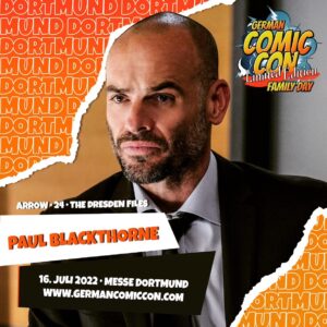 Paul Blackthorne Instagram - Well it’s been WAY too long since I’ve seen the big man, so hurrah to the @germancomiccon next weekend. 
Saturday July 16th. 
Dortmund. 
Can’t wait.
X