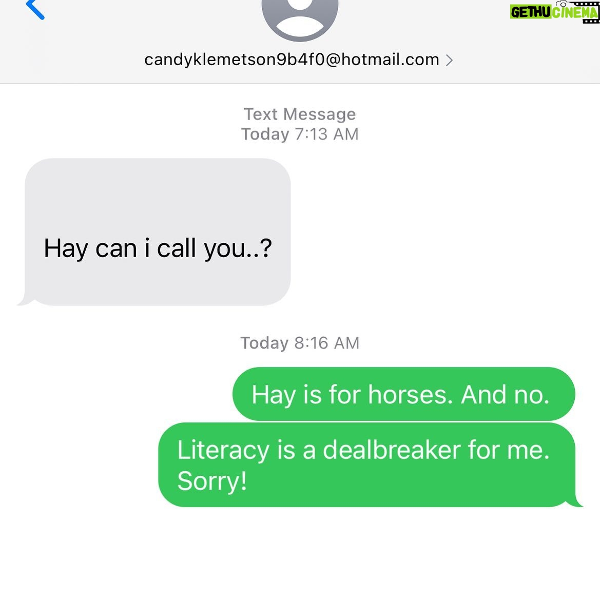Paul Campbell - 1.8K Likes - When you get that early morning spam text...