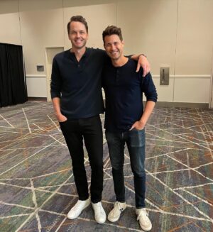 Paul Campbell Instagram - @drewseeley and I wore the same dress to prom 

Photo cred: @tyler_hynes
