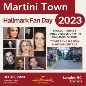 Paul Campbell Instagram - The venerable @benjaminayres has put together a fun little Christmas event in the heart of Hallmark country. We’d love for you to join! Details below…

On December 2nd, in collaboration with the @hallmarkchannel, immerse yourself in the world of Christmas with Martini Town’s Merry & Bright  @events_martini 🎄 🎥 Visit the location where many of your favorite movies have been made and attend a panel with actors @peterbenson889 @juliabenson889 @paulcampbellofficial @antoniocupo @aliliebert @kimberleysustad @iamvictorwebster and myself. The link is in my bio! Tickets are limited. ❄️ @romance__university @gemma.m.martini @anniehowellpr