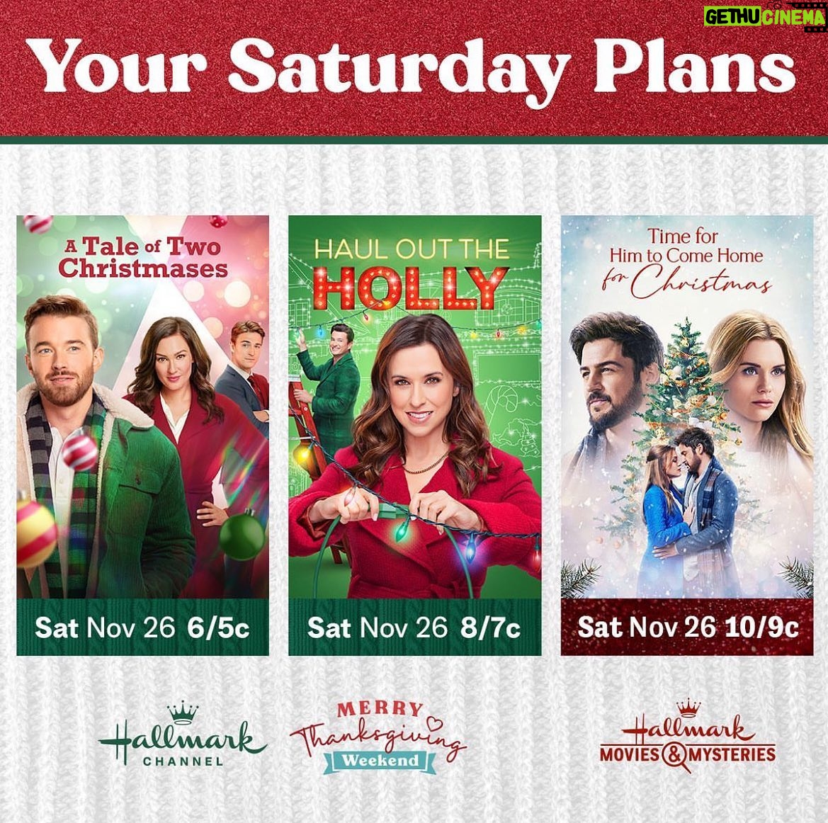 Paul Campbell - 2.3K Likes - HUGE night for movies tonight on @hallmarkchannel and @hallmarkmovie - with an all star lineup including the undisputed QUEEN of Christmas @thereallacey mega hunk @wesbrown225 and the baddest good boy around @tyler_hynes - you don’t want to miss a single minute of this Merry Thanksgiving Weekend!#countdowntochristmas