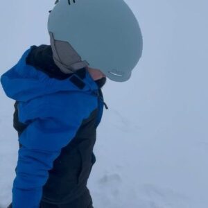 Paul Campbell Instagram - Second hour of snowboarding in his life. Looks like it’s going... well?