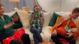 Paul Campbell Instagram - As we continue waiting impatiently for tomorrow night’s premier of Three Wise Men, here’s a video of the lovely @the_actor_margaretcolin keeping @awalkk35 entertained between takes. #3wisemen @hallmarkchannel
