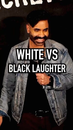 Paul Chowdhry Instagram - White Vs Black Laughter
