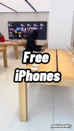 Paul Chowdhry Instagram - Free iPhones