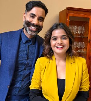 Paul Chowdhry Instagram - What an honor to receive an invitation for dinner from The Consul General of India in Edinburgh at his residence. Had no idea he was a fan. 
#PhoebeWallerBridge
#ConsulGeneralofIndiaMrBijaySelvaraj
#SuhaniShah
#BiswaKalyanRath
