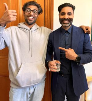 Paul Chowdhry Instagram - What an honor to receive an invitation for dinner from The Consul General of India in Edinburgh at his residence. Had no idea he was a fan. 
#PhoebeWallerBridge
#ConsulGeneralofIndiaMrBijaySelvaraj
#SuhaniShah
#BiswaKalyanRath
