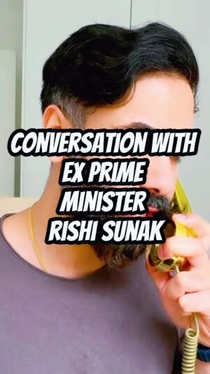 Paul Chowdhry Instagram - Conversation with ex Prime Minister Rishi Sunak.