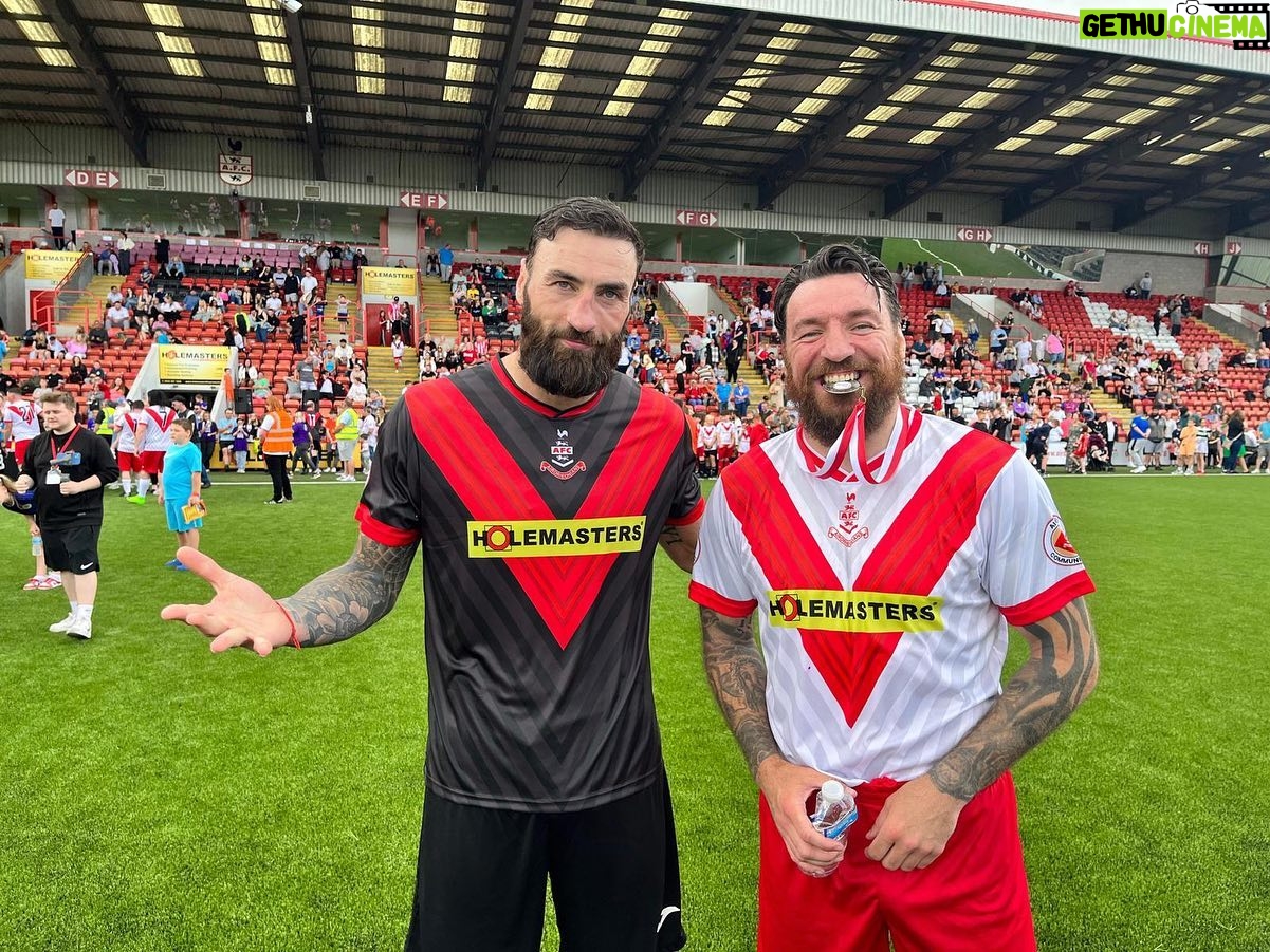 Paul Craig - 5.3K Likes - I was lucky to be asked to play as part of a Charity Football Match at the Excelsior Stadium in support of The Schiehallion appeal at Glasgow Children’s Hospital