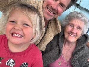 Paul Greene Instagram - You never really realize what unconditional love is like until you spend time around your own mom and in my case, watch the mother of our little boy… love so big at times  it looks like hearts may explode ❤️❤️❤️
I’m one of those lucky ones who had a mom who really loved me, even when I was a brat and got into all kinds of trouble… And I hated all the rules. I never doubted that I was loved. this is my mom‘s 50th Mother’s Day… And this is Katie‘s third. What a privilege and what a true gift to be surrounded by two women who seem to be from another time. 

I’ve watched Katie over this few years, be so selfless and give so much of herself, her presence and her time to our little guy… And thanks to her amazing intuition, and some of her training helped us understand what the little guy needs, rather than just what we think he should be doing,  that is a rare gift. 

So….happy Mother’s Day to all the moms out there… Especially my beautiful, stunning baby mama, and my very special mama-mama. And then there is of course Patricia… Katie’s mum who basically raised Katie by herself… And did an absolutely miraculous job of guiding this little fiery love bug  through some tricky times and straight into my arms… Thanks, Patricia love you.  #happymothersday