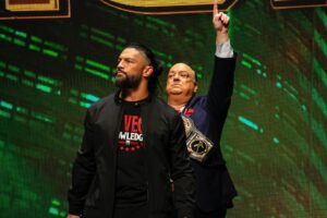 Paul Heyman Instagram - Ladies and Gentlemen, today is a picture-perfect day to ACKNOWLEDGE YOUR TRIBAL CHIEF!

As @WWE tries to grasp the enormity of the events that transpired at the #WrestleMania Kickoff Event in Las @Vegas, I remind you that yet another chapter shall unfold tomorrow, LIVE on @foxtv as #Smackdown will feature not only your humble #Wiseman and the reigning defending Undisputed #WWE Universal Heavyweight Champion @RomanReigns but also The #PeoplesChamp @TheRock! 

While @AmericanNightmareCody and @WWERollins face an uncertain future, condemned to live life after #WM40 in the Ocean of Obscurity, it is quite apparent the #Bloodline’s rule on the Island of Relevancy has never been more powerful!  The @DeltaCenter in #SaltLakeCity will be the setting, and The People’s Slap was only the beginning of what’s to come next. 

And that’s not a prediction. 

That’s a spoiler!
•
•
•
Exclusive photos by @endvrs and @jd3studios for #HeymanHustle