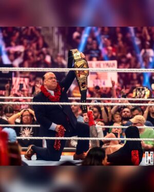 Paul Heyman Instagram - A MOST “RELEVANT” INVITATION

Ladies and Gentlemen, my name is Paul Heyman. On behalf of the Reigning, Defending, Undisputed @WWE Universal Heavyweight Champion @RomanReigns, I hereby cordially invite you to ACKNOWLEDGE YOUR TRIBAL CHIEF live, in person, this Thursday at the #WrestleMania40 Kickoff Event, which takes place at the @TMobileArena in #LasVegas, Nevada at 4pm Pacific Time (7pm Eastern) ... and is FREE to attend! 

Hosted by @PatMcAfeeShow and @MichaelCole, this event will stream LIVE on @Peacock and all #WWE platforms, and will feature @TripleH, @TheRock, @AmericanNightmareCody, @RheaRipley_WWE, @BiancaBelairWWE and @WWERollins, and is delivered by @PizzaHut!

Photo Credits: #DigitalCharlie and @Kimberlasskick, exclusively for #HeymanHustle