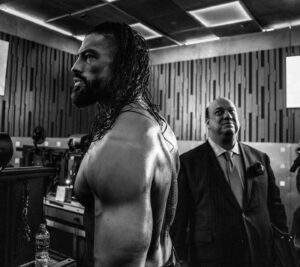 Paul Heyman Instagram - History making.
Dream taking.
Tonight. ☝🏽
#WrestleMania @peacock 

📸: @richwadephoto