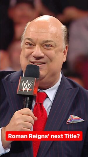 Paul Heyman Instagram - Should @romanreigns add the World Heavyweight Championionship to his collection? 🤔 #WWERaw #WWEDraft
