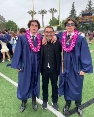 Paul Nassif Instagram - I can’t believe my baby boys… my twins… graduated high school today! @Christian.nassif and @Collin.nassif, you’ve made it so easy to be your dad; it’s truly the easiest job I’ve ever had. You both are such great kids, or should I say young men. You mean everything to me. I’ll be here for you every step of the way, but I truly couldn’t be any prouder of you or more excited about what the future has in store for you both. I love you forever. - Dad