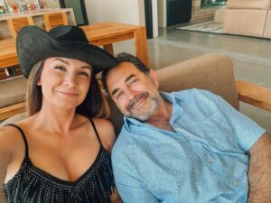 Paul Nassif Instagram - One step closer to my dream of becoming a country music superstar after my first @stagecoach! 🤠🤣

💜 @brittanypattakos 💜

@itsrubino @daniellerubino_lifestyle #stagecoach #countrymusic #countrymusicfestival #coachella #music #throwbackthursday #tbt