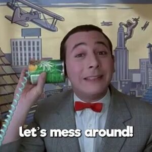 Paul Reubens Instagram - Come on over and mess around in the newest Playhouse GIFs, clips, and stickers!! GIPHY has all of Season 5's episode "Playhouse Day" ready for you to plunk into iMessage, Facebook, Instagram, Snapchat, TikTok, and whathaveyou!  giphy.com/peeweeherman #PeeweeForever