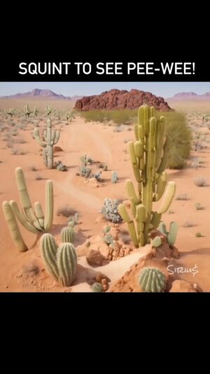 Paul Reubens Instagram - Pee-wee isn’t gone, he’s everywhere !! @peeweeherman 🌵🏜️⛰️🏝️🏙️🌳 #peewee #peeweeherman #peeweesbigadventure #peeweesplayhouse #cabeladams #peeweeforever