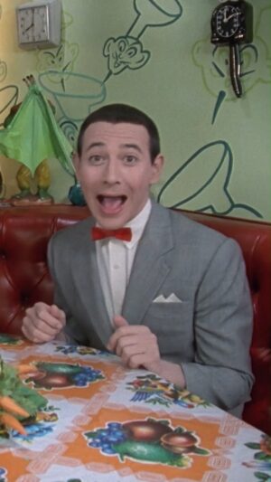 Paul Reubens Instagram - 🎉 When the gang’s too busy working to play (#whatadrag), Pee-wee dreams up a magical mishmash holiday—Playhouse Day! 🌈✨ Imagine Christmas, Halloween, and every other holiday rolled into one wacky, wonderful day. 🎂🎃🎄 Today is #MakeUpYourOwnHolidayDay—If you could invent ANY holiday, what fantastical festivity would YOU make up?