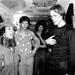 Paul Simon Instagram - Paul backstage at CBGB’s with Television. CBGB’s, 1977. 
📷: Richard E. Aaron/Redferns