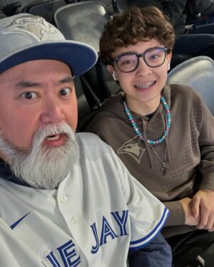 Paul Sun-Hyung Lee Instagram - My boy @mileslee_34 hates having his pictures taken and begrudgingly humours his old man from time to time. We came to watch @yuseik18 strike out @shoheiohtani and beat the Dodgers - a series of photos. We also came to eat and buy Jays gear. Let’s go @bluejays #tothecore #mlb