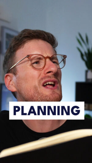 Paul Taylor Instagram - "Planning" doesn't mean what you think it does!