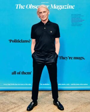 Paul Weller Instagram - If you pick up a copy of The Observer, you might see a familiar face...

A big thank you to @obsmagazine for featuring Paul.