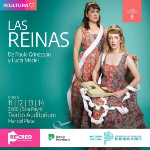 Paula Grinszpan Instagram - 🌊👸🏼🫅🏻ATENTI PUEBLO! ESTA SEMANA LAS REINAS EN EL TEATRO AUDITORIUM @t.auditorium CON ENTRADAS POPULARES (de 2500 a 3500 pesos). SOLO 4 FUNCIONES. 

🎟️ Entradas por @plateanet