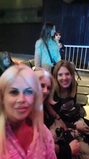Paula Volpe Instagram - En la previa de @marcanthony #salsa