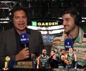 Paulo Antunes Instagram - Dump das Finais da NBA. Foi sensacional! Obrigado a @nbabrasil por me dar essa oportunidade incrível de cobrir os Celtics nas Finais da NBA. Foi realmente especial. #Celtics #nbabrasil #finais #basquete