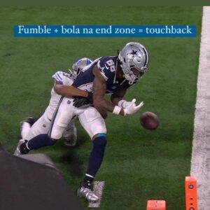 Paulo Antunes Instagram - CeeDee Lamb vacilou, sofreu o fumble, e a bola saiu pela end zone do adversário. Resultado final? Bola do Detroit Lions na linha de 20! 🦁

📺: #NFLnaESPN
🎟️: Ingressos à venda para o NFL in Brasa no dia 10 de janeiro!