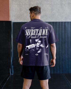 Paulo Costa Instagram - Paulo only goes to the 100% Natty gym. The Secret Juice man Paulo Costa x Full Violence is now live. Ships in 2-3 weeks. Sales close on 6/22. 🧃

Link in bio at FullViolence.com