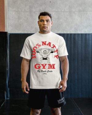 Paulo Costa Instagram - Paulo only goes to the 100% Natty gym. The Secret Juice man Paulo Costa x Full Violence is now live. Ships in 2-3 weeks. Sales close on 6/22. 🧃

Link in bio at FullViolence.com