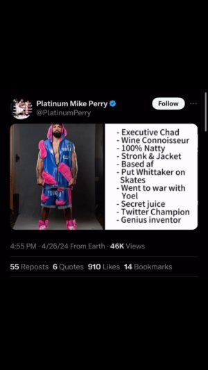 Paulo Costa Instagram - My pink cheer is all your Niga lfg 🔥 go 💪👏🧃🙏🏿 @platinummikeperry