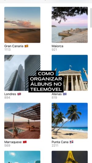 Paulo Sousa Instagram - como organizar os álbuns no iPhone