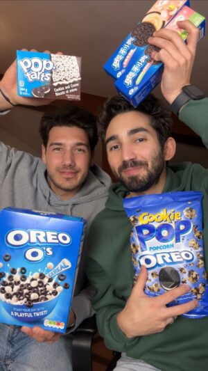 Paulo Sousa Instagram - experimentando snacks internacionais OREO e tudo, tudo, tudo da @gloodstore