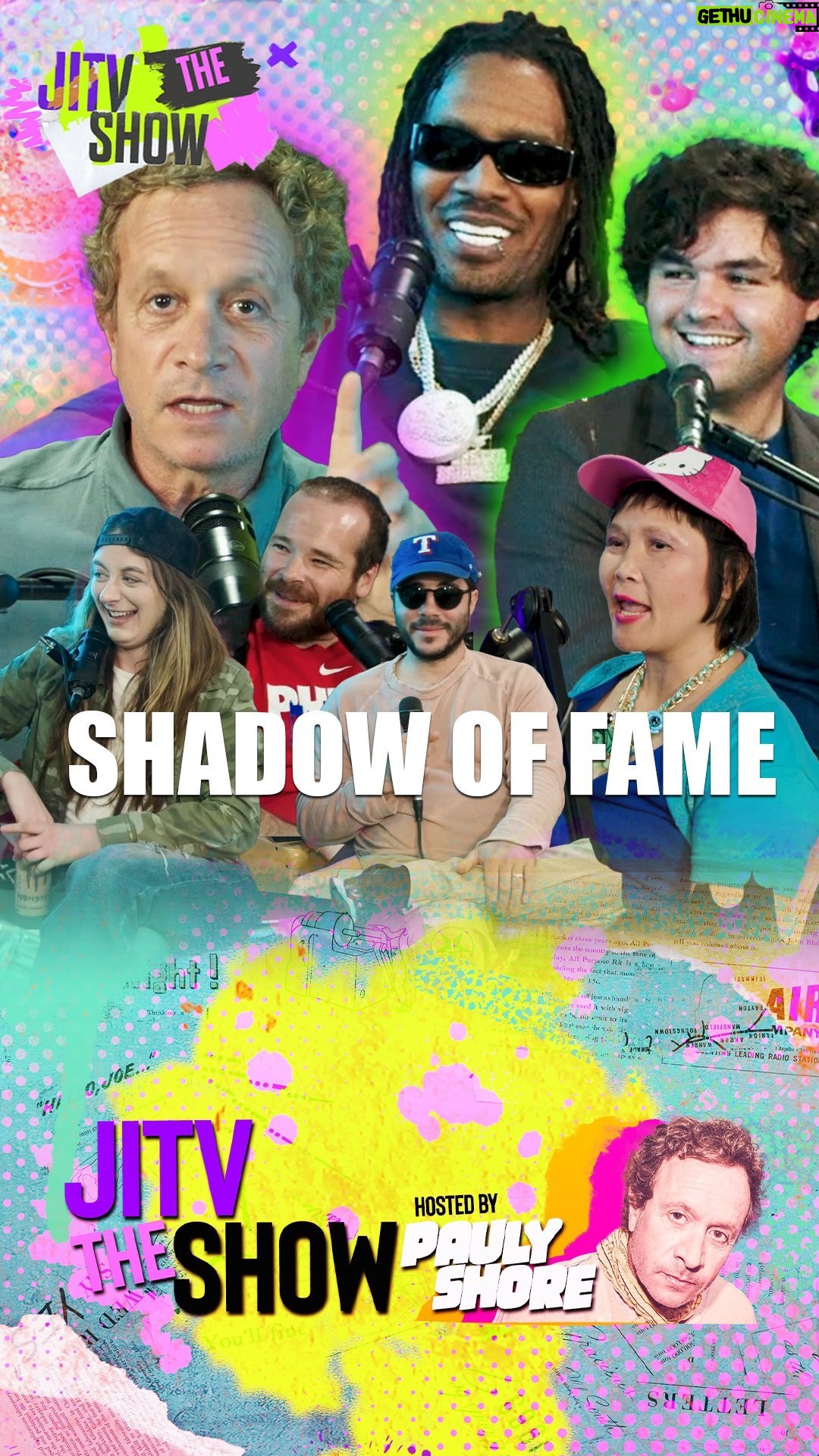 Pauly Shore - 9.6K Likes - Living in the shadow of fame 🤣🎤: Jakob Armstrong sits w/ @paulyshore, @gedgata, @nicoletrancomedy, @thepatbarker, @nicolebecannon, @benjiaflalo and his band @ultraq at @jaminthevan for the @thejitvshow! New episode streaming now, link in bio! #greenday #jakobarmstrong #paulyshore #jaminthevan