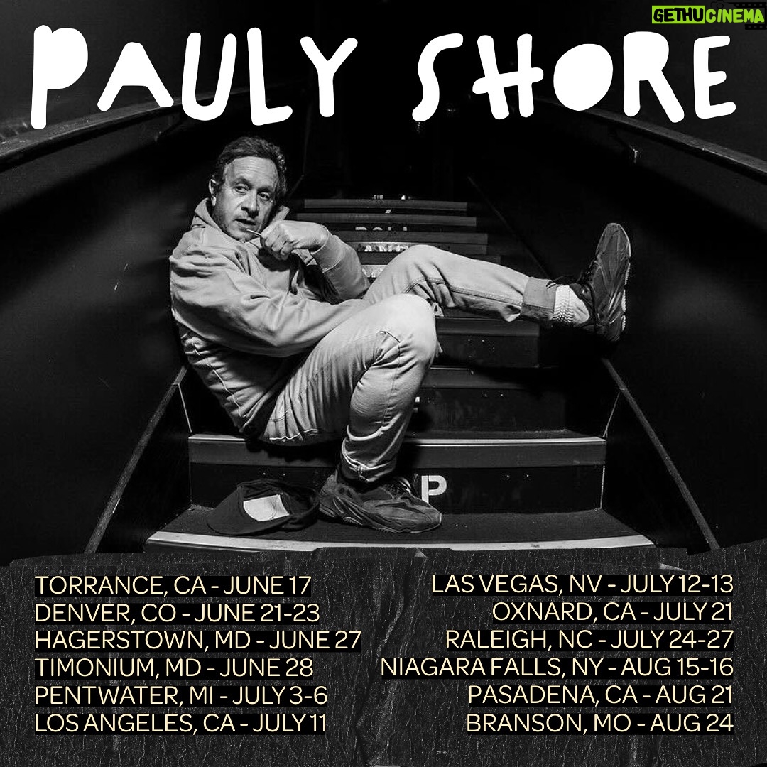 Pauly Shore - 1.7K Likes - Just added some new dates, doodzz. Stand up and my one man show. Check out the details at PaulyShore.com 🤘
📷 @troyconrads