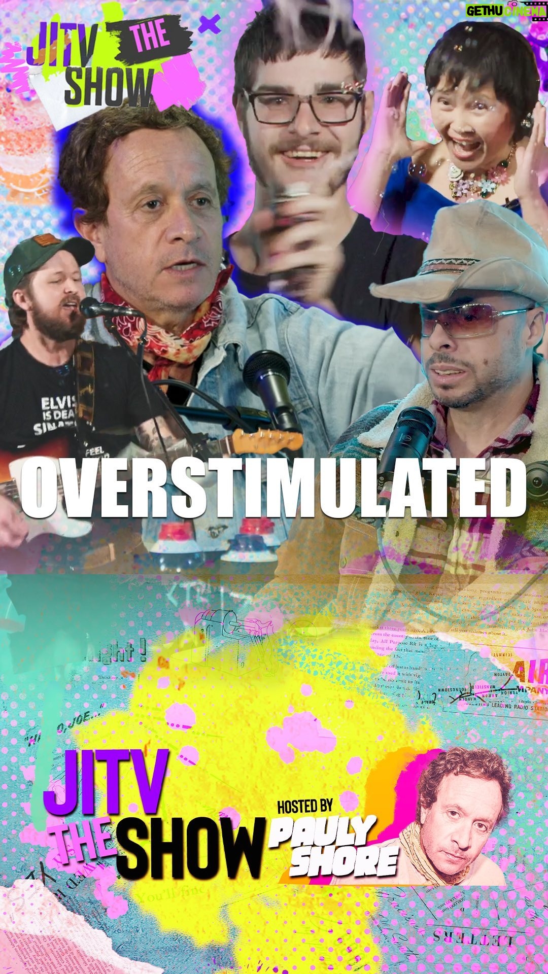 Pauly Shore - 6.6K Likes - @worldoftshirts gets overstimulated by @paulyshore on the latest episode of @thejitvshow at @jaminthevan with @edbassmaster, @thefrights and @nicoletrancomedy 🎶🚐 Watch the full #podcast streaming now, link in bio! #worldoftshirts #huluchippendalesdance #paulyshore