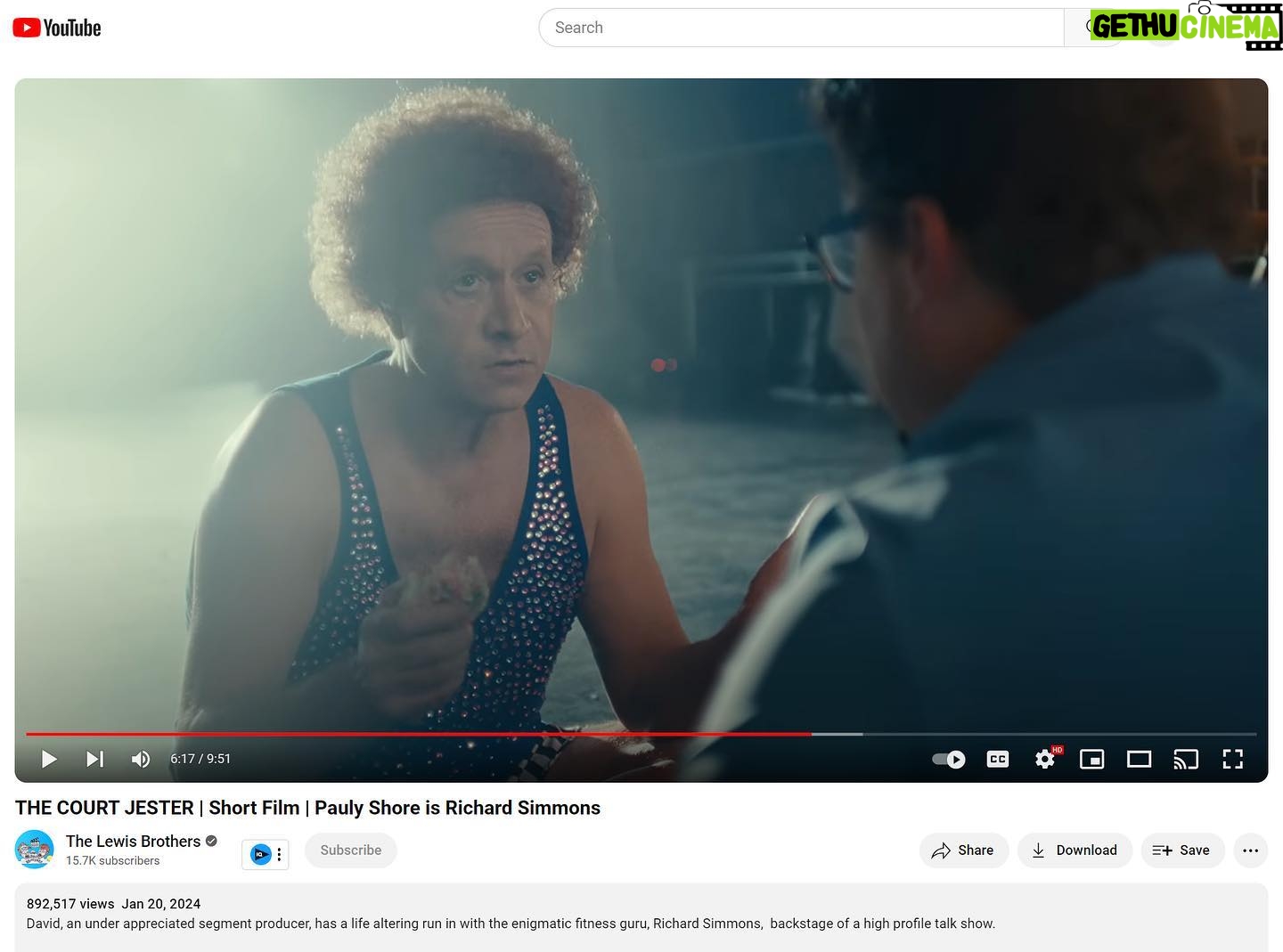 Pauly Shore - 9.7K Likes - Help us get to 1M views before the weekend. If you haven’t seen “The Court Jester” short go check it out on the @lewis_brothers YouTube channel. We can do it, you guys! Next up: feature film. Do you know any writers out there for my feature, doodzz?