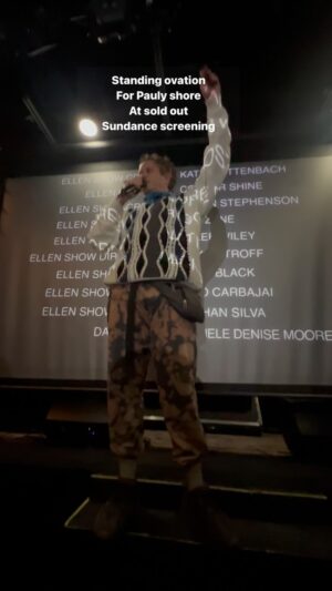Pauly Shore Instagram - If I told you there was sold out screenings for the @paulyshore short at Sundance …nearly 1 million views online in a day.  The Court Jester.  It might make you laugh…but it’s not a joke. It’s the real thing!