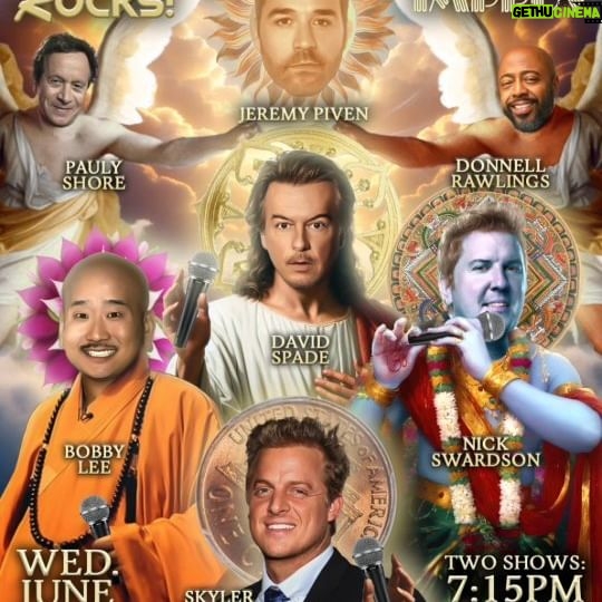 Pauly Shore - 2.1K Likes - Next Wednesday June 19th don't miss Comedy Rocks in The Main Room! 2 shows at 7:15 with @davidspade @realnickswardson @bobbyleelive @donnellrawlings @theskylerstone more & 9:30 with @realnickswardson @bobbyleelive @paulyshore @jeremypiven @donnellrawlings more! Both shows will sell out in advance, get tickets now at improv.com/hollywood #hollywoodimprov #comedyrocks