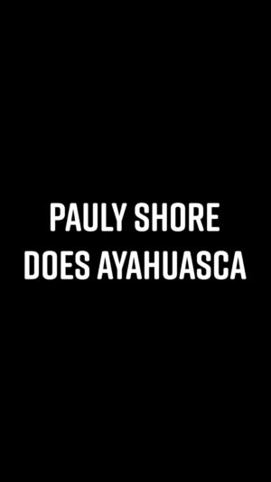 Pauly Shore Instagram - This last weekend I did it finally, you guys. I did Ayahuasca. Here’s me talking about it. My suggestion is do it. It’s a fun experience. @homeoftheheart