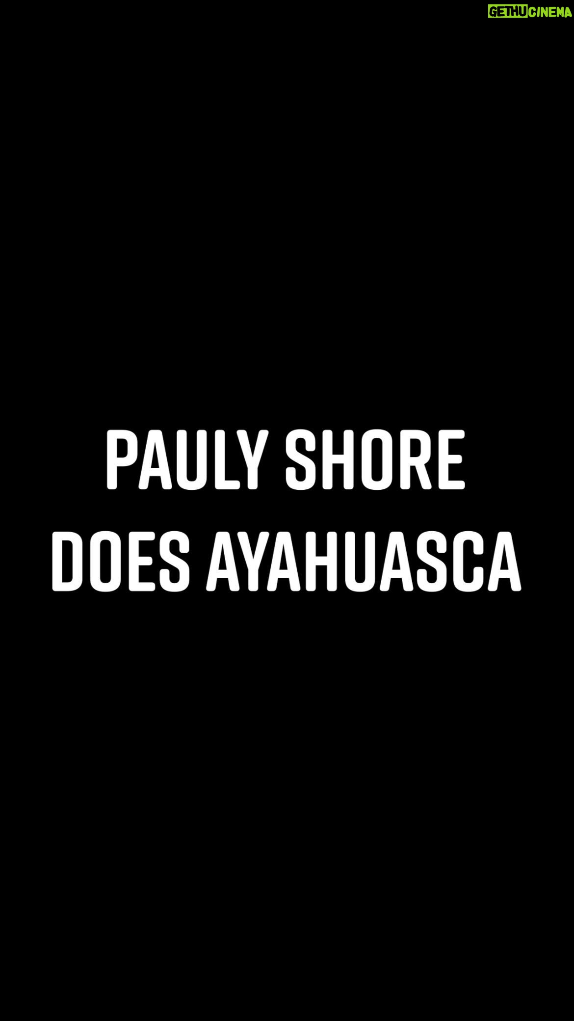 Pauly Shore - 6.1K Likes - This last weekend I did it finally, you guys. I did Ayahuasca. Here’s me talking about it. My suggestion is do it. It’s a fun experience. @homeoftheheart