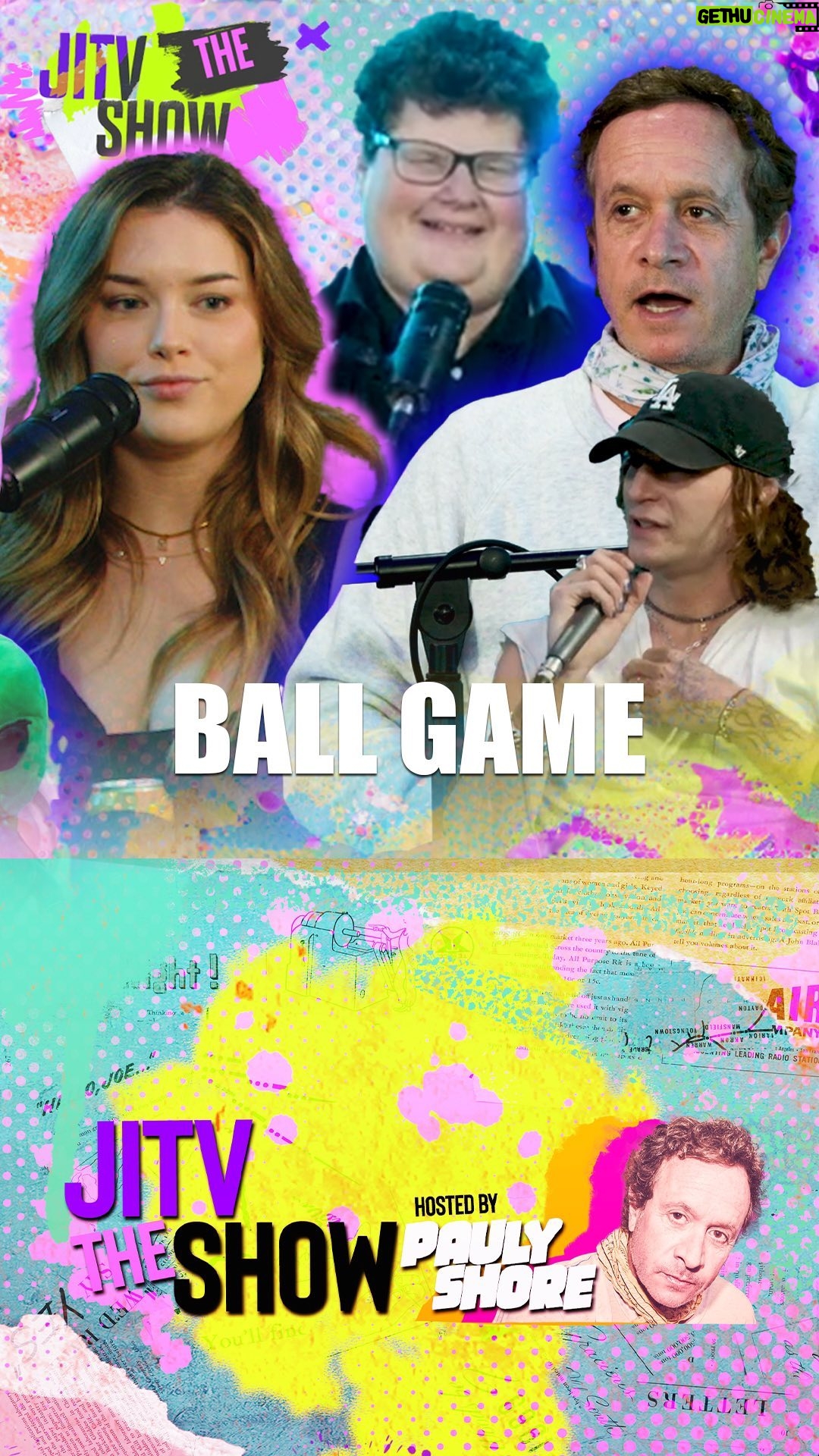 Pauly Shore - 1.5K Likes - Take me out to the ball game 🤣🎤 @heylaurensummer sits w/ @paulyshore, @iamjesseheiman and @kidbloom for @thejitvshow at @jaminthevan 🎶🚐 New episodes streaming now, link in bio! #jaminthevan #paulyshore #laurensummer
