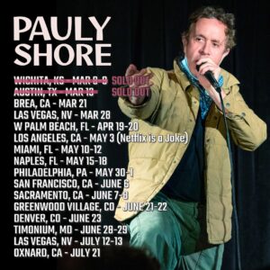 Pauly Shore Instagram - Droppin some new dates, doodzzz! Hope to see you all out there on the road 🙌🏼 Full schedule on my website: PaulyShore.com