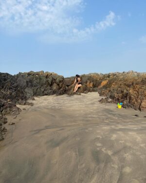 Pavani Gangireddy Instagram - #goa #vagator #beach