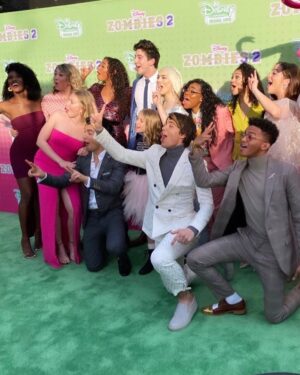 Pearce Joza Instagram - Zombies 2 Premiere with the family! 
Feb 14th in 20 days!! Thank you @armani for the awesome suit