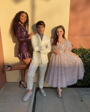 Pearce Joza Instagram - Zombies 2 Premiere with the family! 
Feb 14th in 20 days!! Thank you @armani for the awesome suit